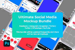 Ultimate Social Media Mockup Bundle