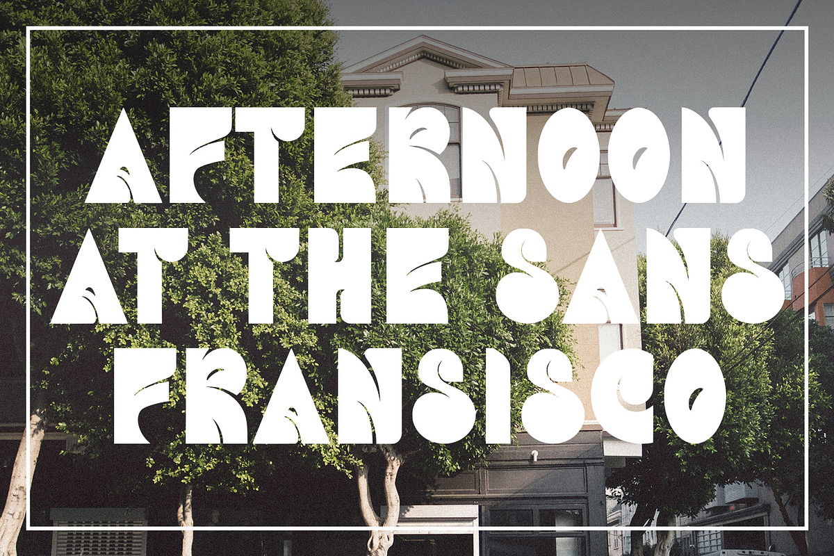 Futtalo Retro Display Font, a Sans Serif Font by Maulana Creative (Photo 7 of 8)