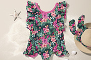 Tropical Summer Watercolor Pattern, a Pattern Graphic by Webvilla Studio (Thumbnail 5 of 6)