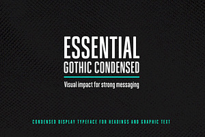 Essential Gothic Condensed