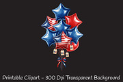 4th of July Blue Baby Nursery Clipar, a Seasonal Illustration by RobertsArt (Thumbnail 3 of 7)