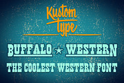 Buffalo Western Font, a Serif Font by Kustomtype (Thumbnail 5 of 5)