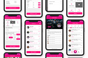Fitness Class or Gym Mobile App, an UI Kit Template by App Innovation (Thumbnail 7 of 8)