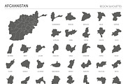 Region Silhouettes of 88 countries, an Education Illustration by asantosg (Thumbnail 9 of 19)