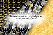Gristmas winter digital paper, a Pattern Graphic by Artmanata (Thumbnail 5 of 12)