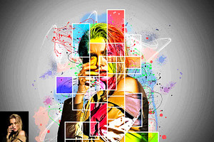 Collage Poster Art Photoshop Action