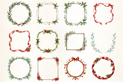 Christmas Coquette Frame Clipart Bun, an Illustration by CrexoraLab (Thumbnail 1 of 5)