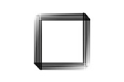 Modern Square Frame SVG Bundle, an Illustration by Creativeshirt (Thumbnail 7 of 31)