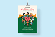 World Heart Day Poster/ Flyer, a Flyer Template by Juru Rancang Graphic (Thumbnail 1 of 3)