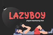 Lazyboy - Playful Handwitting Font, a Handwritten Font by LetterStock (Thumbnail 1 of 5)