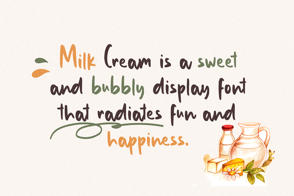 Milk Shine, a Script Font by Muwatta Studio (Photo 6 of 10)