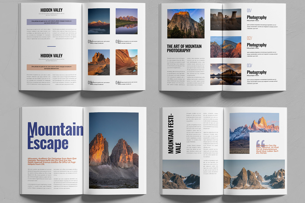 PhotoBook Magazine Template, a Magazine Template by MightyDesign (Photo 3 of 6)