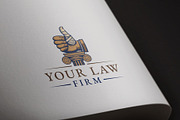 Modern Law Firm Logo, a Branding & Logo Template by HueNestify (Thumbnail 2 of 2)