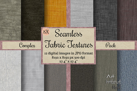 Seamless Fabric Textures - Complex, a Texture Graphic by Arthitecture Home