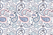 Seamless Paisley Patterns Vector, a Pattern Graphic by Studio Indigo (Thumbnail 3 of 9)