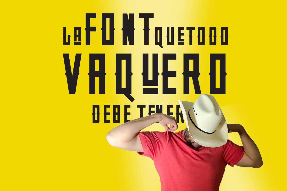 COWMPA WESTERN, a Font by M#RM#N (Photo 2 of 5)