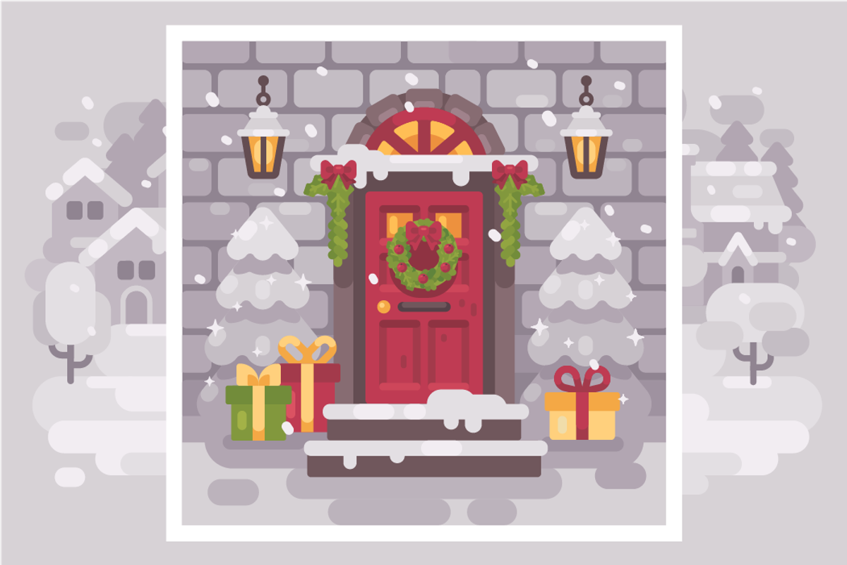Winter porches, a Decorative Illustration by Ivan Dubovik (Photo 3 of 7)
