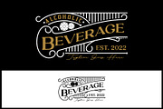 Vintage Beverage Cocktail Logo, a Branding & Logo Template by Atlantis X Nurman Arbai (Thumbnail 2 of 2)