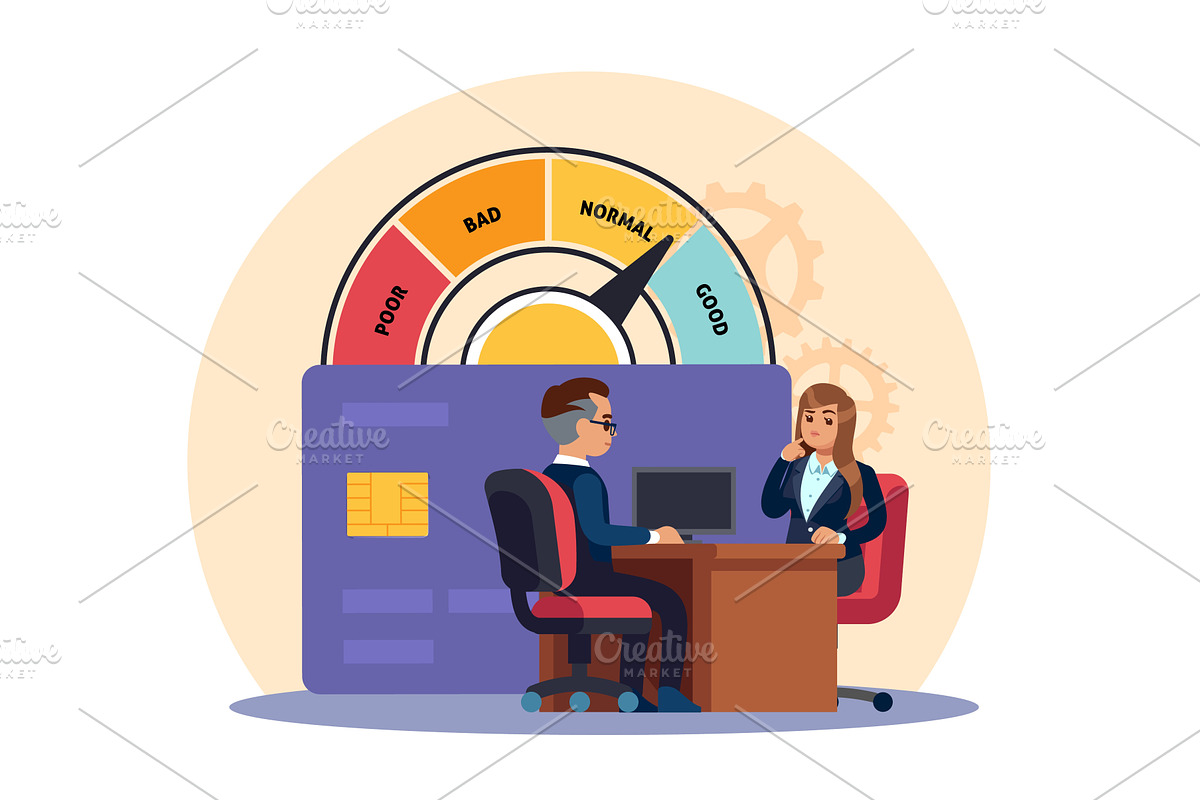 Lender and borrower. Verification of, a Finance Illustration by YummyBuum