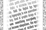Virgo Antique Display, a Serif Font by Vintage Type Company (Thumbnail 14 of 15)
