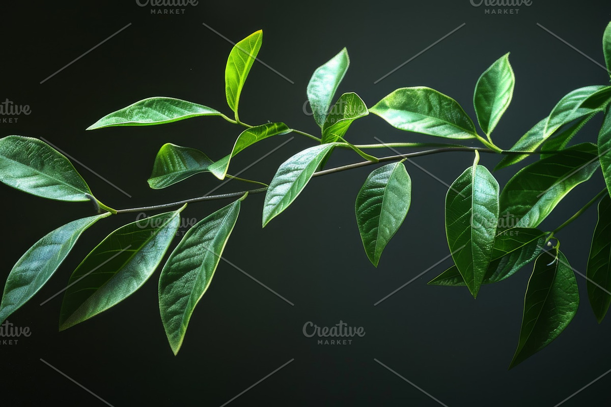99 Frames of green leaves, a Nature Photo by Handmadefont (Photo 93 of 100)