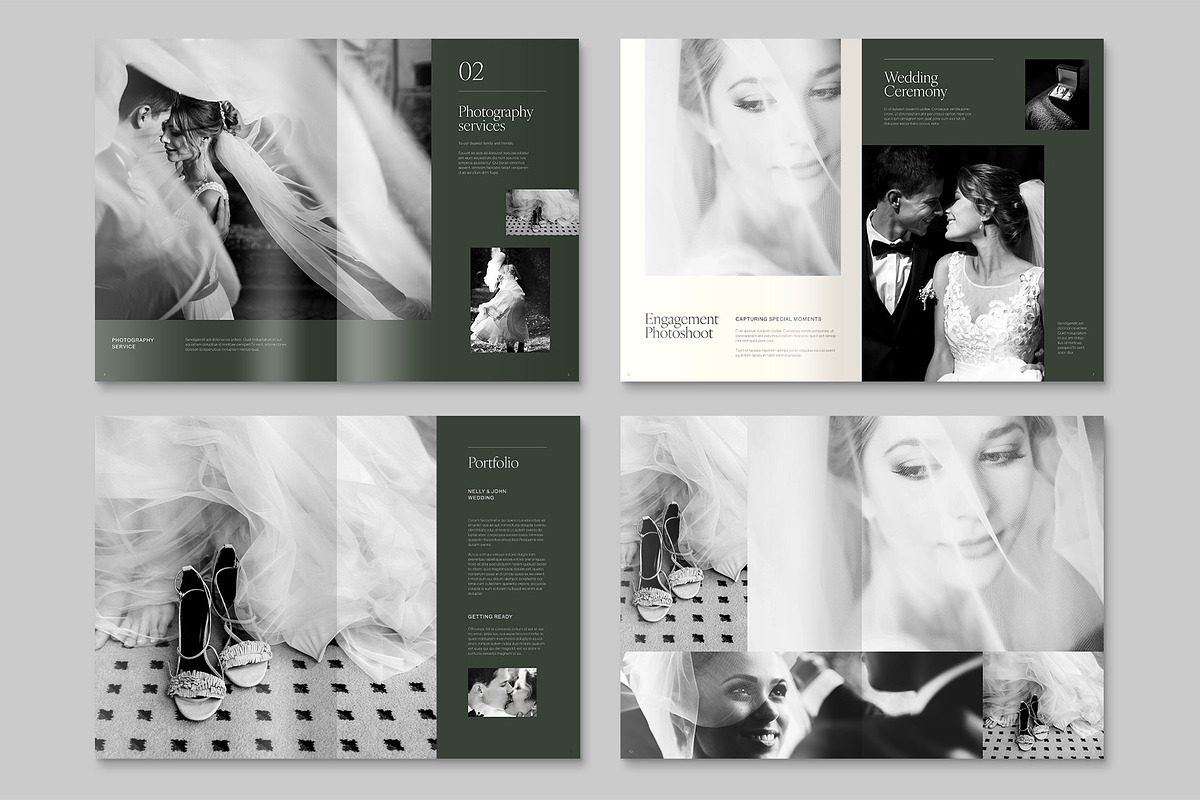 Wedding Photographer Brochure, a Brochure Template by BrandPacks (Photo 3 of 5)