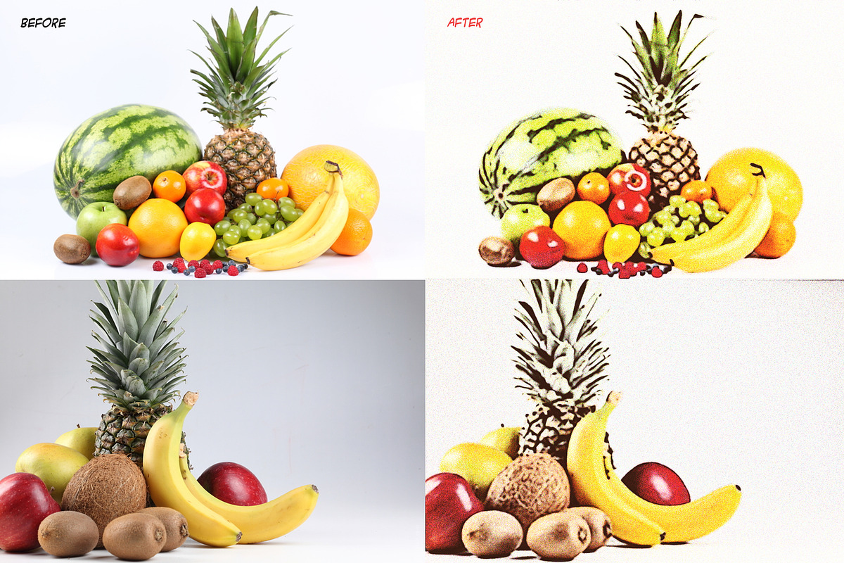 50s Painting Effect Photoshop Action, an Action Add-On by The Design For Co. (Photo 7 of 8)