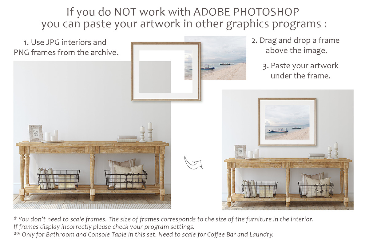 FARMHOUSE Wall&Frame Mockups, a Poster Template by MyHomeMockups (Photo 10 of 11)