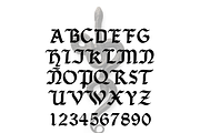 gothicgram font, a Blackletter Font by jsorondo98 (Thumbnail 2 of 3)