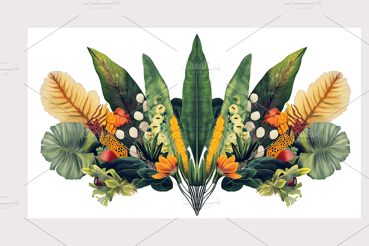 Muji Co · Symmetrical Botanics, a Decorative Illustration by milatovar (Photo 11 of 16)
