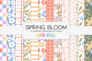 Spring Floral Digital Paper