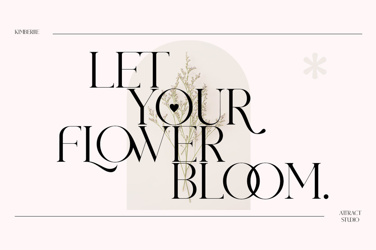 Kimberlie Display, a Serif Font by Attract Studio (Photo 7 of 18)