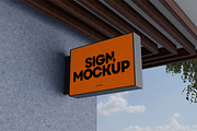 Sign Mockup, an Advertising Mockup by xavier_studio (Thumbnail 3 of 5)
