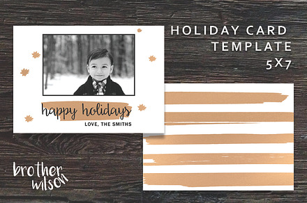 Holiday Greeting Card Template