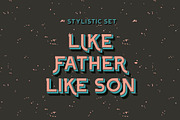 Father and Son, a Slab Serif Font by Heroglyphs Studio (Thumbnail 3 of 6)