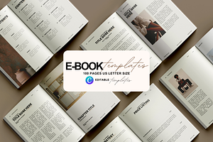 Workbook and E-Book Canva Templates, a Magazine Template by Prapti Design