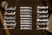 Baseball Font Bundle - 20 Fonts!, a Script Font by HipFonts (Thumbnail 2 of 12)