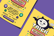Trick or Treat Party Flyer Template, a Flyer Template by Tiptop Graphic (Thumbnail 3 of 5)