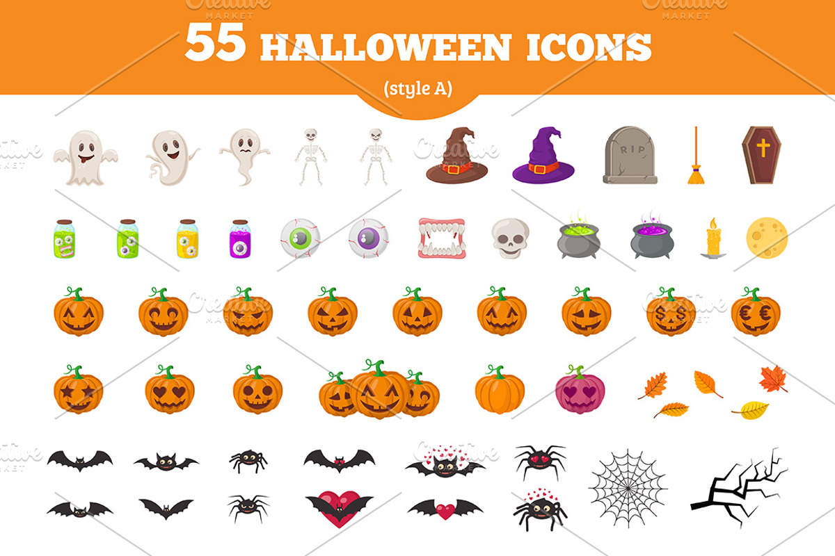 Halloween Ultimate Pack, a Decorative Illustration by Chuhastock (Photo 16 of 22)