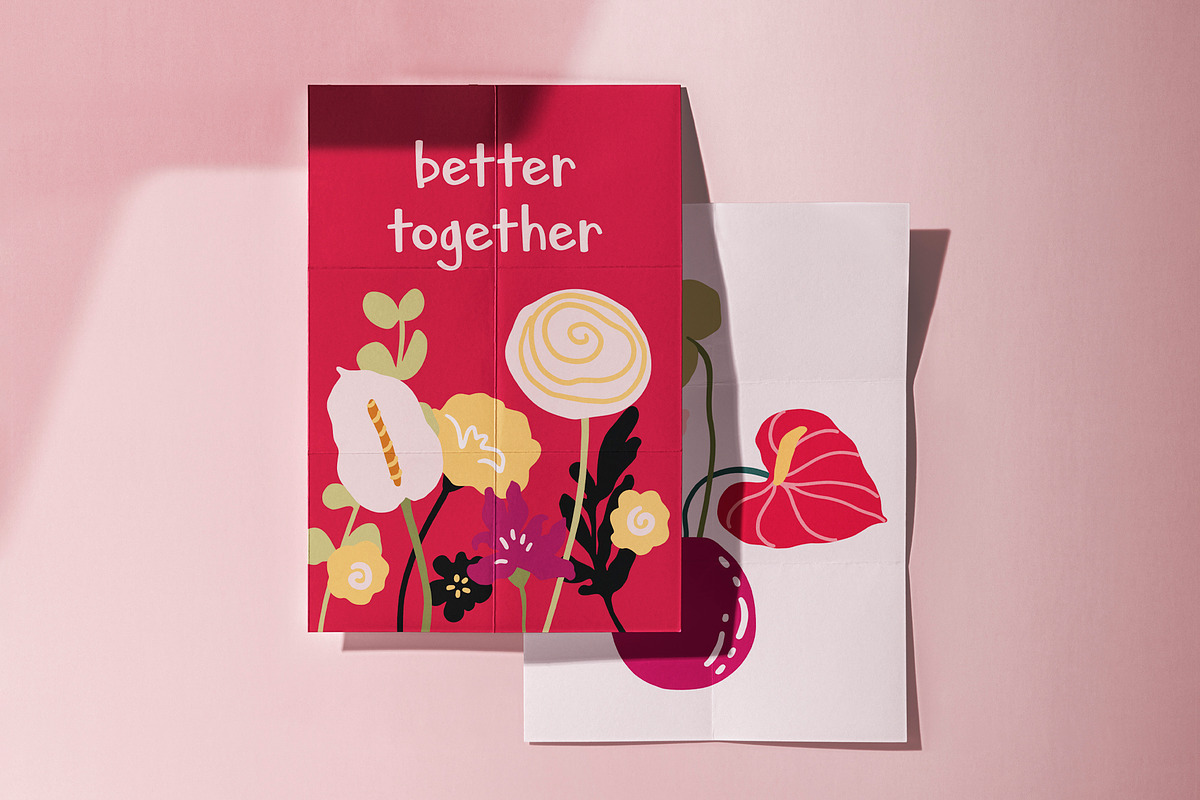 Be my Valentine flowers collection, a Seasonal Illustration by Volha Studio (Photo 11 of 11)