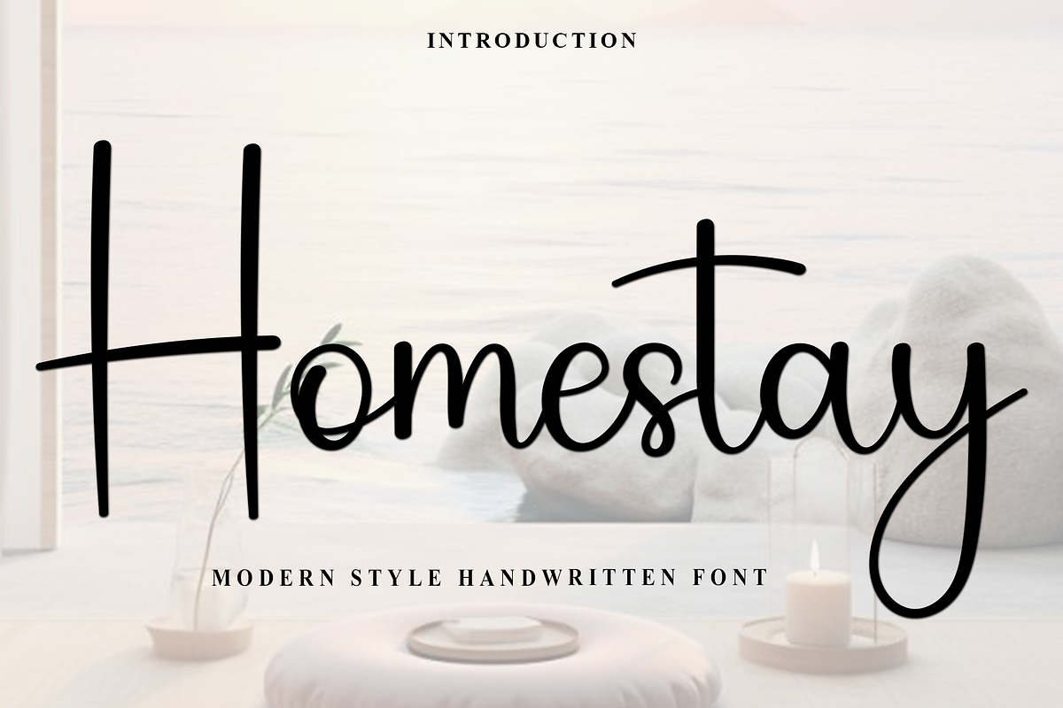 Homestay, a Handwritten Font by FreshTypeINK (Photo 1 of 7)