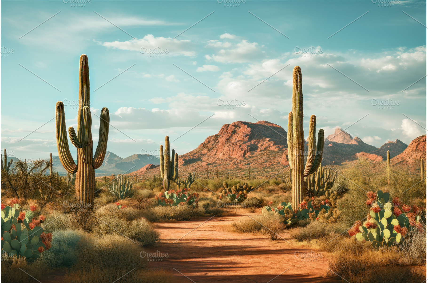 Awe-inspiring Desert landscape near, a Nature Photo by Ylivdesign