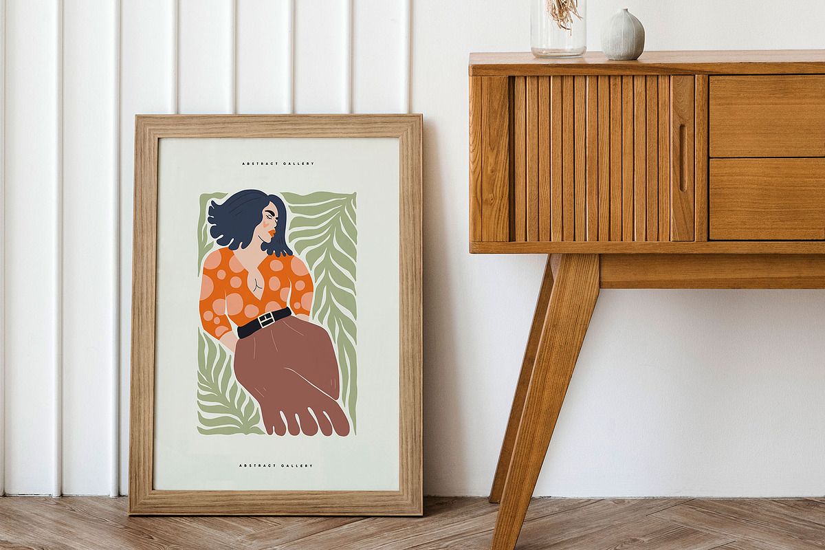 Flowers Girls | Wall Art Creator, an Object Graphic by Leleka.Store (Photo 5 of 15)
