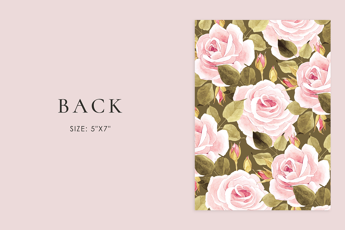 Roses – wedding set, an Invitation Template by Helen Halik art (Photo 8 of 10)