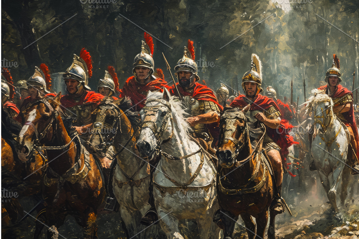 Relentless Ancient rome army, an Object Illustration by Ylivdesign