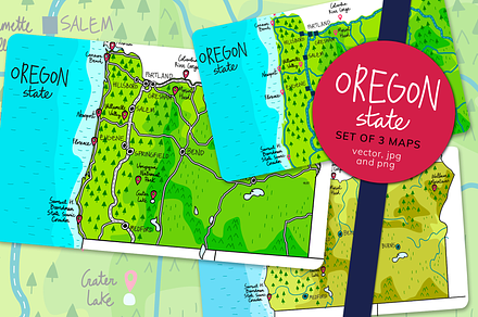 Oregon maps