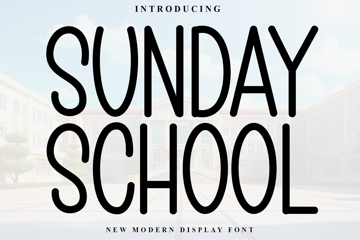 Sunday School, a Sans Serif Font by InermediaSTUDIO (Photo 1 of 8)