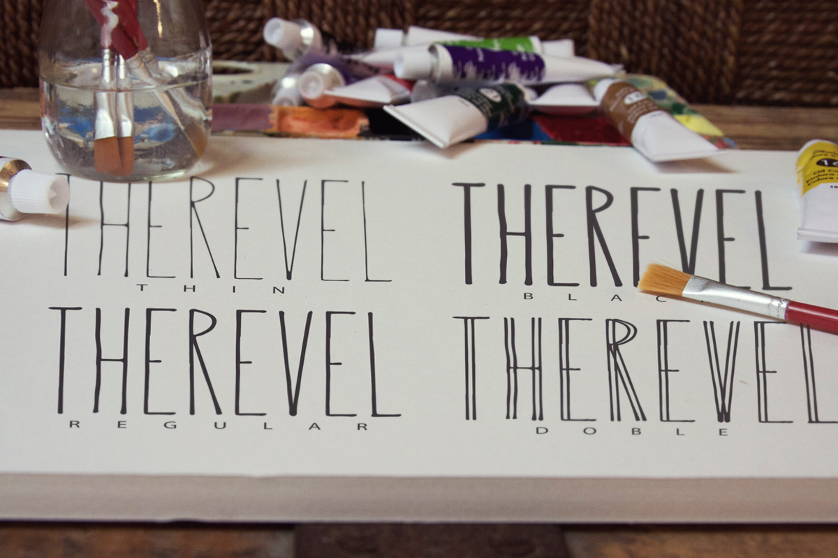 The Revel Family Typeface preview 2