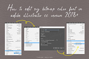 Raw Paint SVG Font Duo, a Handwritten Font by Tanondesign (Thumbnail 10 of 12)