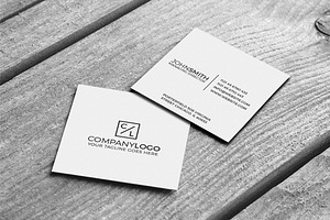 Mini Modern Minimal Business Card